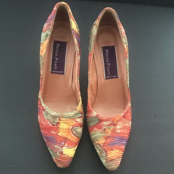 Vintage 1990’s Phyllis Poland ruched spike heels - Picture 4 of 8